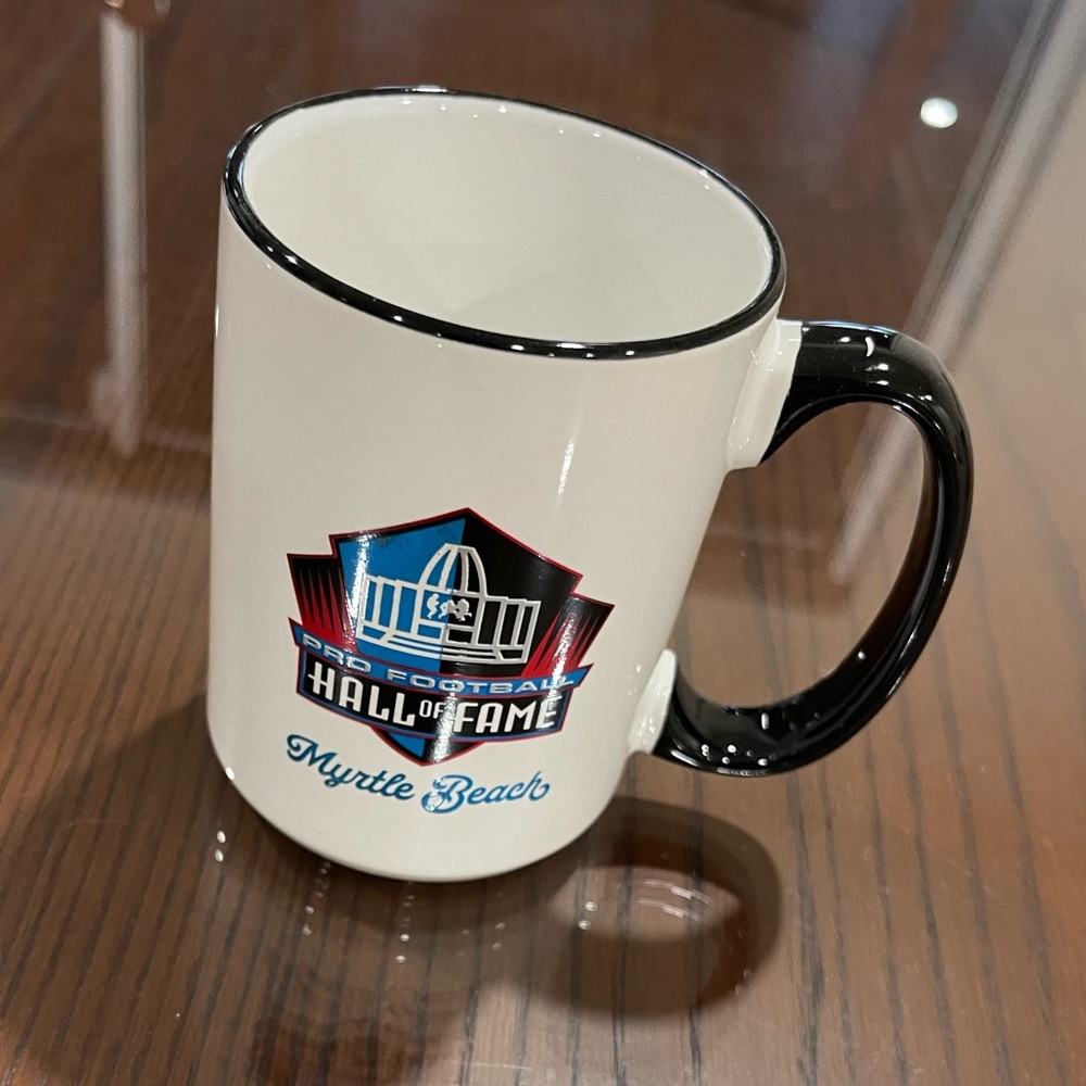 Pro Football Hall of Fame Myrtle Beach ceramic coffee mug